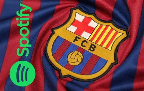 FC Barcelona heeft met Spotify een nieuwe hoofdsponsor met een nieuwe ...