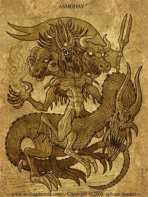 Asmodeus appears as the king 'Asmoday' in the Ars Goetia, where he is ...