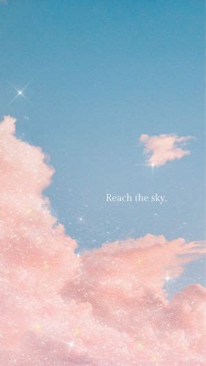 Blue And Pink Aesthetic Cloudy Sky Mobile Wallpaper Template and Ideas ...