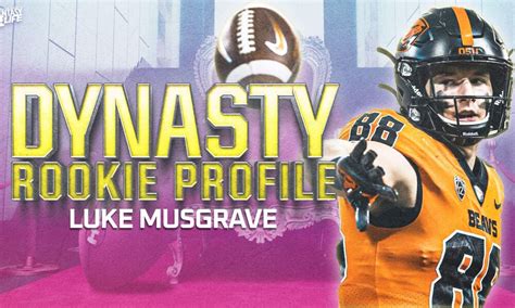 Dynasty Rookie Profile: Luke Musgrave