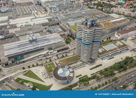 Aerial View of BMW Factory and Museum in Munich Editorial Stock Photo - Image of bavaria ...