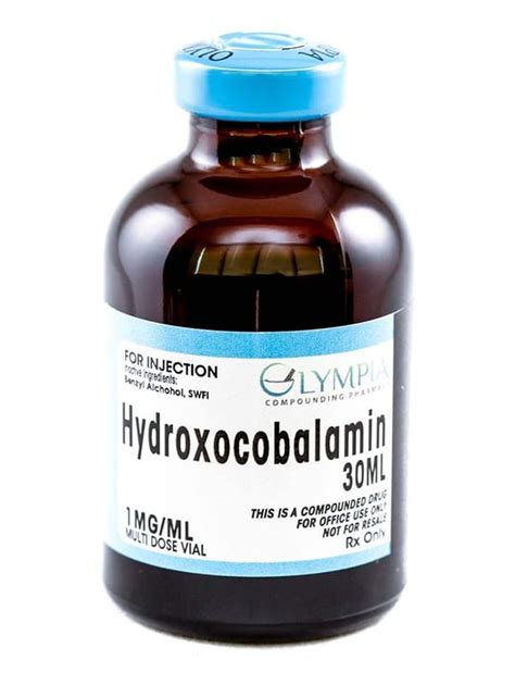 Hydroxocobalamin | Vitamin B12 | Olympia Pharmacy