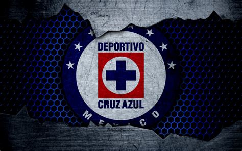 Cruz Azul, 4k, Logo, Liga Mx, Soccer, Primera Division, - Escudo De Cruz Azul Para Dream League ...