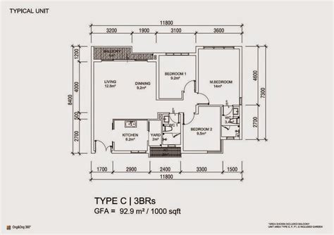 Floor Plan ~ CRESCENT BAY SUITES JOHOR ISKANDAR