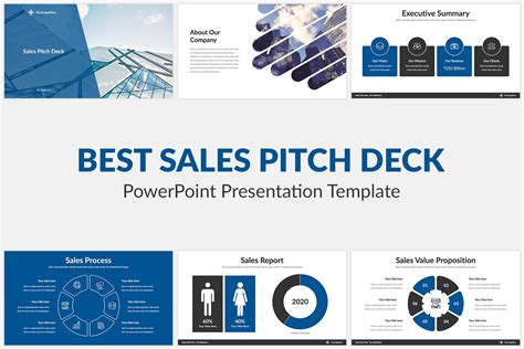 Best Sales Pitch Deck PowerPoint | Presentation Templates ~ Creative Market