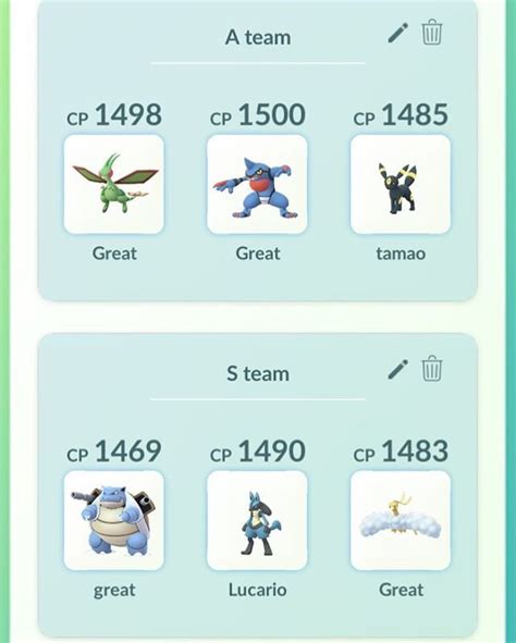 My current pvp team in #pokemongo | Teams, Instagram, Pvp