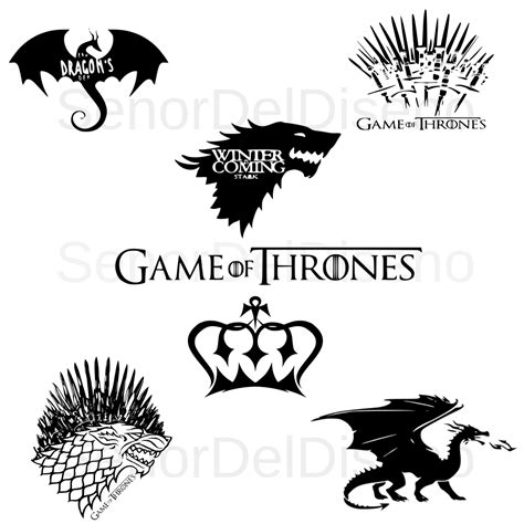 Game of Thrones SVG House of Dragon SVG Winter is Coming - Etsy