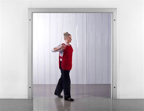 Light Duty Clear PVC Strip Curtains - Pedestrian Traffic