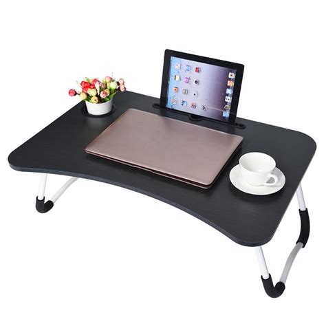 Foldable Portable Laptop Stand Bed Lazy Laptop Table Small Desk ...