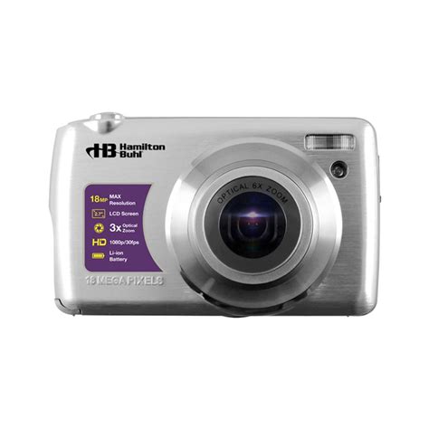 Vivid Pro - 18 MP, 8x Optical Zoom Lens Digital Camera - HECCAM17SV | Hamilton Electronics Vcom ...