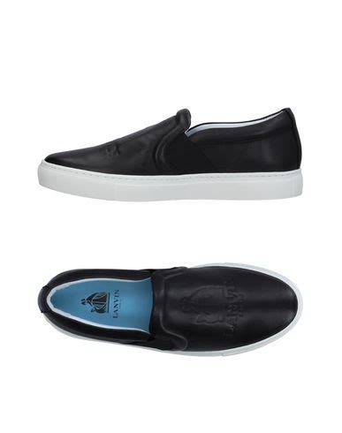 LANVIN Sneakers, Black | ModeSens