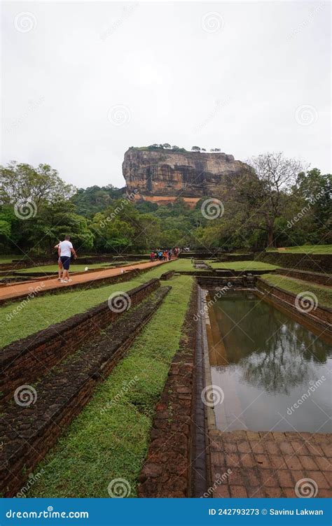 View of Sigiriya Rock and the Gardens of Sigiriya. Editorial Stock Photo - Image of concepts ...