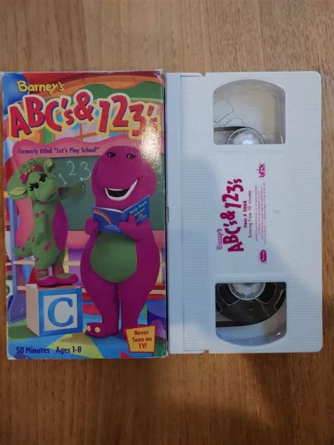 VHS BARNEY - Barneys ABCs and 123s (VHS, 2000) EUR 7,84 - PicClick IT