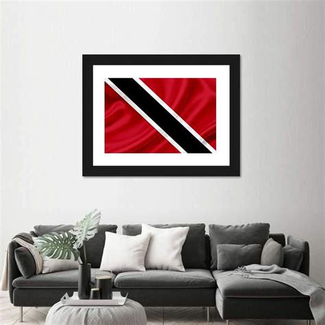 Waving Trinidad & Tobago Flag Canvas Wall Art - Tiaracle