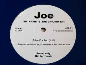 Joe - My Name Is Joe (2000, Vinyl) | Discogs