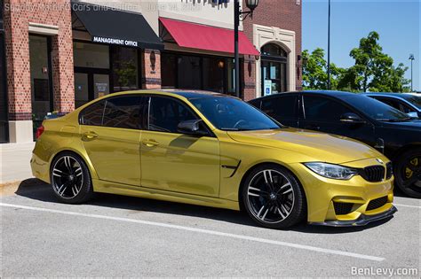 Yellow BMW M3 - BenLevy.com