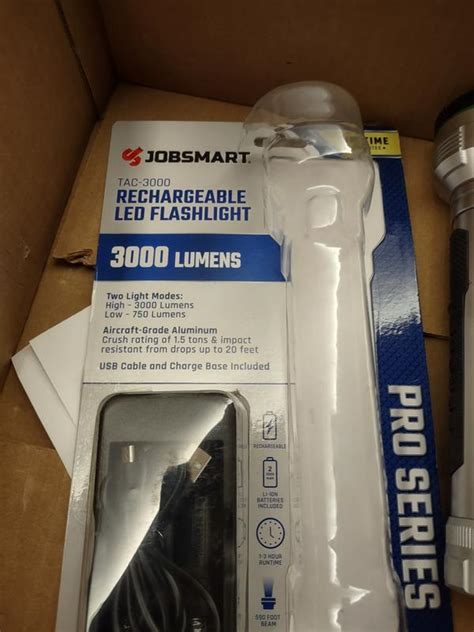 JobSmart 3,000-Lumen Pro Series Rechargeable LED Flashlight at Tractor Supply Co