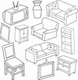 Furniture coloring pages  Wonder Day sketch template