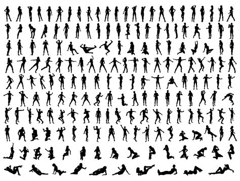 Silhouette people vector design illustration template - Download Free Vectors, Clipart Graphics ...