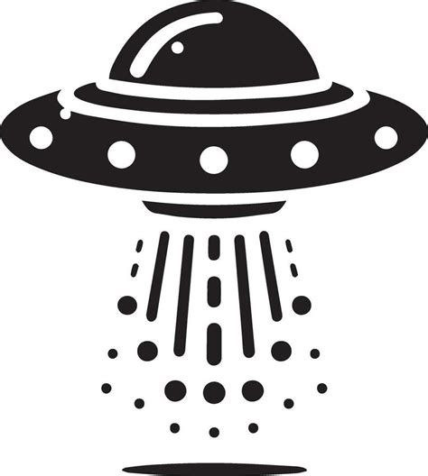 UFO Icon vector silhouette black color 3 35355827 Vector Art at Vecteezy