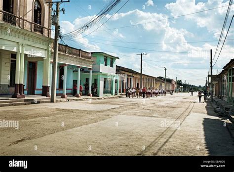 Street, Placetas, Santa Clara province, Cuba Stock Photo - Alamy