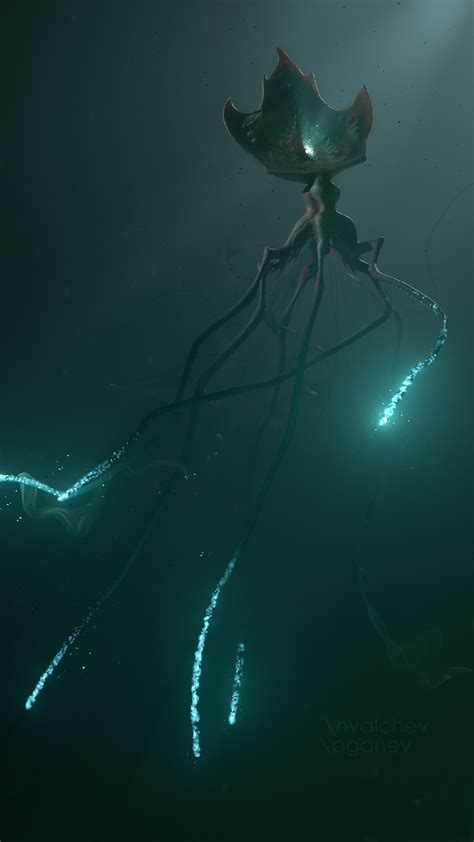 ArtStation - Magnapinna Squid Creature Design