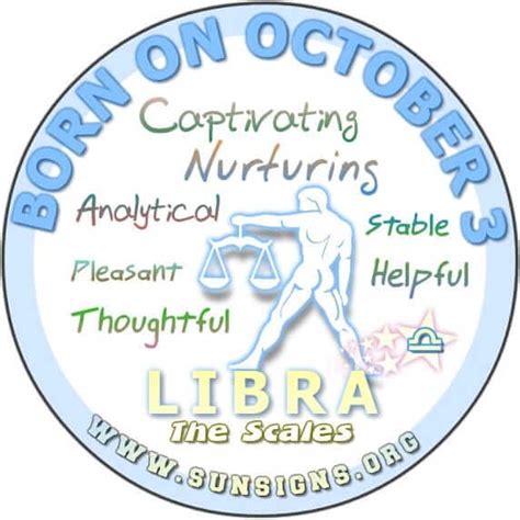 October 3 Birthday Horoscope Personality | Sun Signs