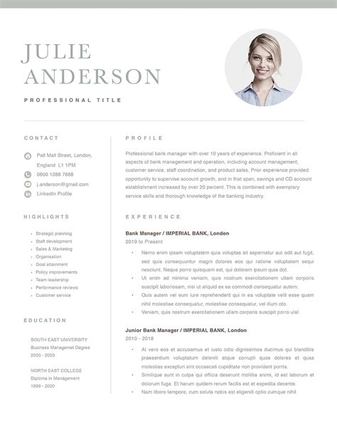 Resume template microsoft word free modern resume template - brokersqosa