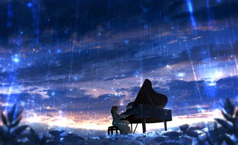 Anime Piano Wallpapers Wallpaper Cave