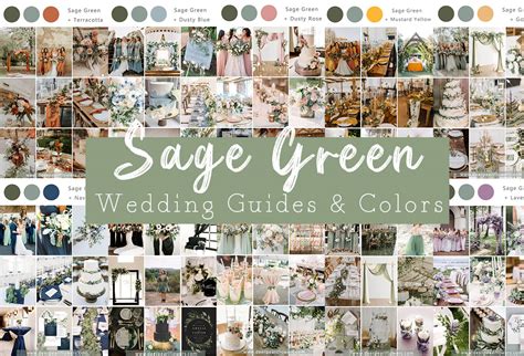 Sage Green Wedding: 12 Color Palettes & Ultimate Guides 2024