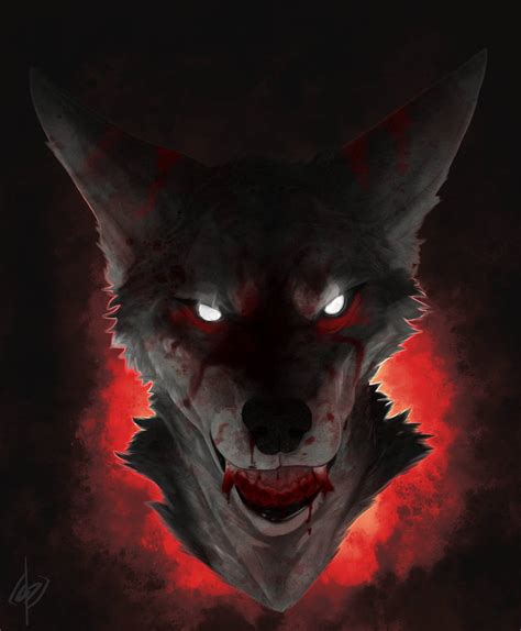 [REPOST] Bad wolf by GrimshawArts on DeviantArt