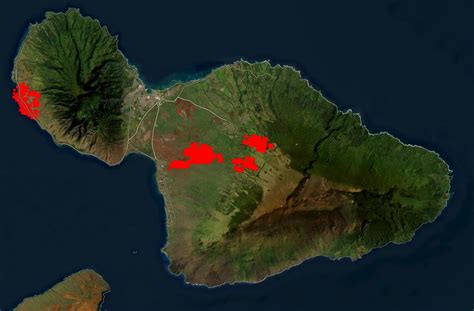 Hawaii fire map reveals locations of deadly wildfires in Maui | US News ...