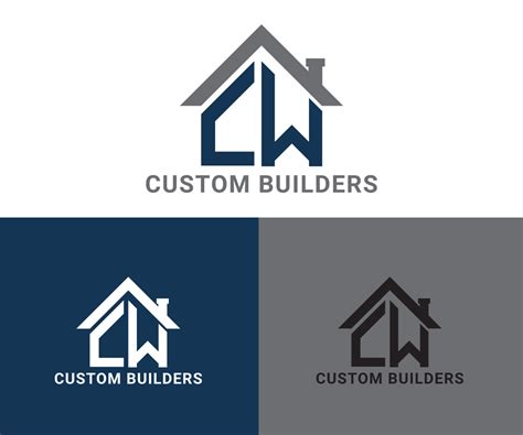Residential Construction Logo Design for CW Custom Builders by yozikurnia777 | Design #24724639