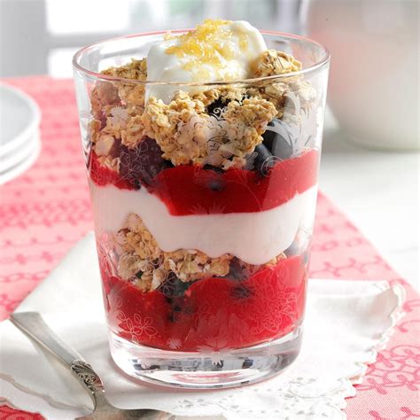 Berry Breakfast Parfaits Recipe | Taste of Home