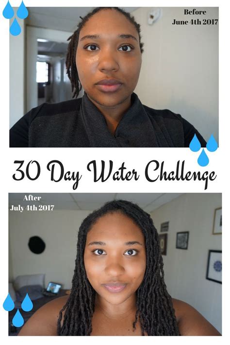 30 Day Water Challenge |30 Day water challenge before and after Gallon ...