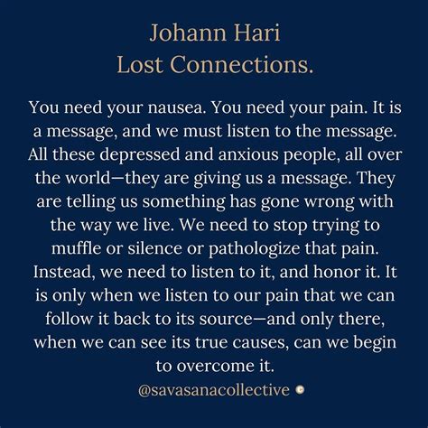 Retreats🌄Courses💻Coaching📚 on Instagram: “Another quote from @johann.hari that we find so well ...