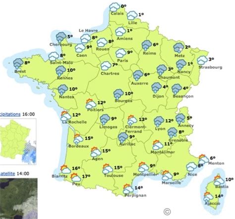 French Weather Map - Leo Teatero