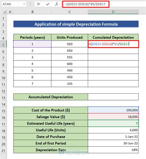 How to Calculate Accumulated Depreciation in Excel: 9 Easy Ways