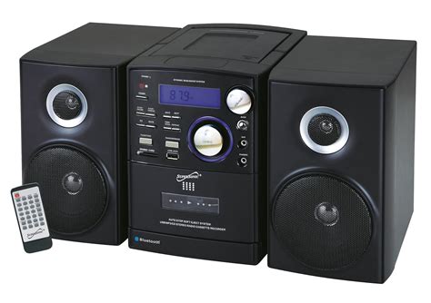 SHELF STEREO SUPERSONIC BLUETOOTH SYSTEM MP3 CD CASSETTE PLAYER RADIO USB/SD AUX | eBay