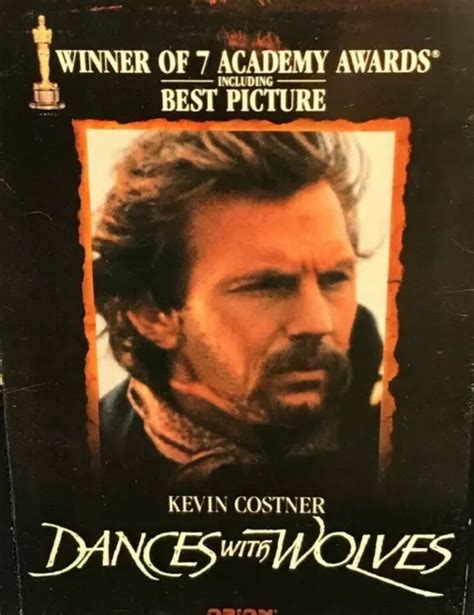 VHS DANCES WITH Wolves Kevin Costner Western Academy Awards Best ...