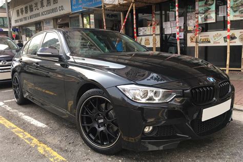 BMW 3 series F30 Black with BBS CH-R Aftermarket Wheels Wheel | Wheel Front