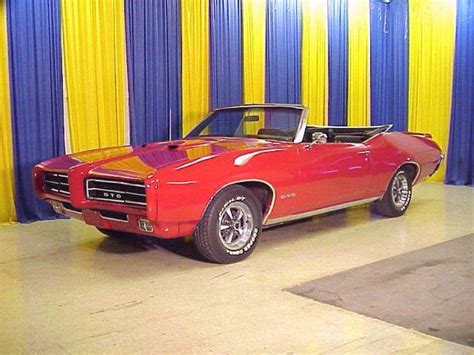 1969 Pontiac GTO Convertible Bugatti Cars, Bmw Cars, Car Themed Nursery, Vintage Car Nursery ...