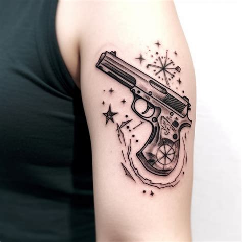 53 Pistol Tattoo Ideas - TattooClue.com