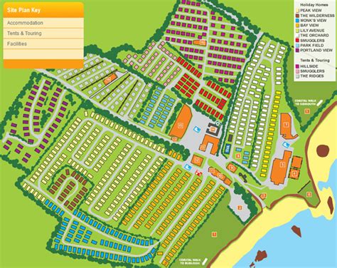 On-site Facilities at Ladram Bay Caravan Park