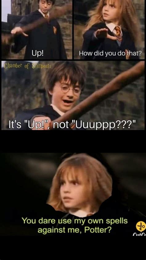 Hermione: You dare use my own spells against me, Potter? : r ...