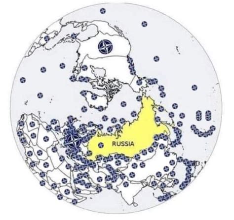 Map of NATO bases around the world : r/mapporncirclejerk