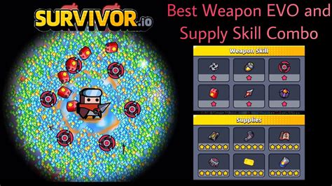 Survivor!.io - Best Weapon EVO and Supply Skill Combo {Gameplay} (iOS ...