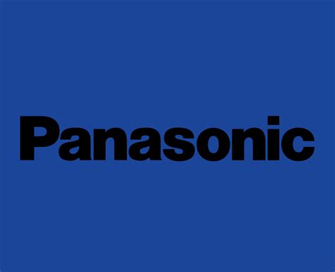 Panasonic Brand Logo Phone Symbol Black Design Japan Mobile Vector ...