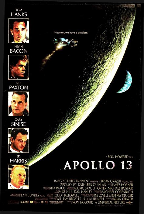 Apolo 13 / Apollo 13 (1995) Ron Howard | Carteles de cine, Carteles de películas, Peliculas cine