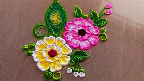 Incredible Compilation of Flower Rangoli Images - Extensive Collection ...